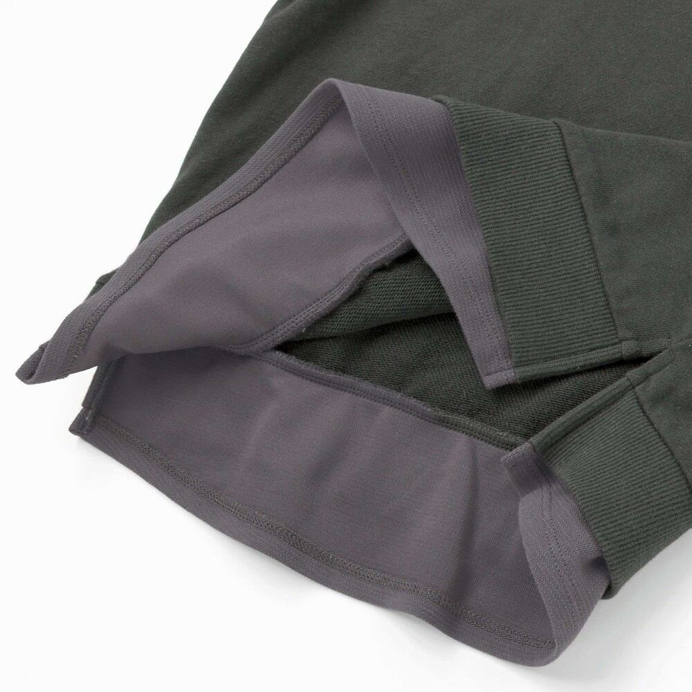 レイヤード風BIGフーディトレーナー(110~160cm) ブラック 110cm