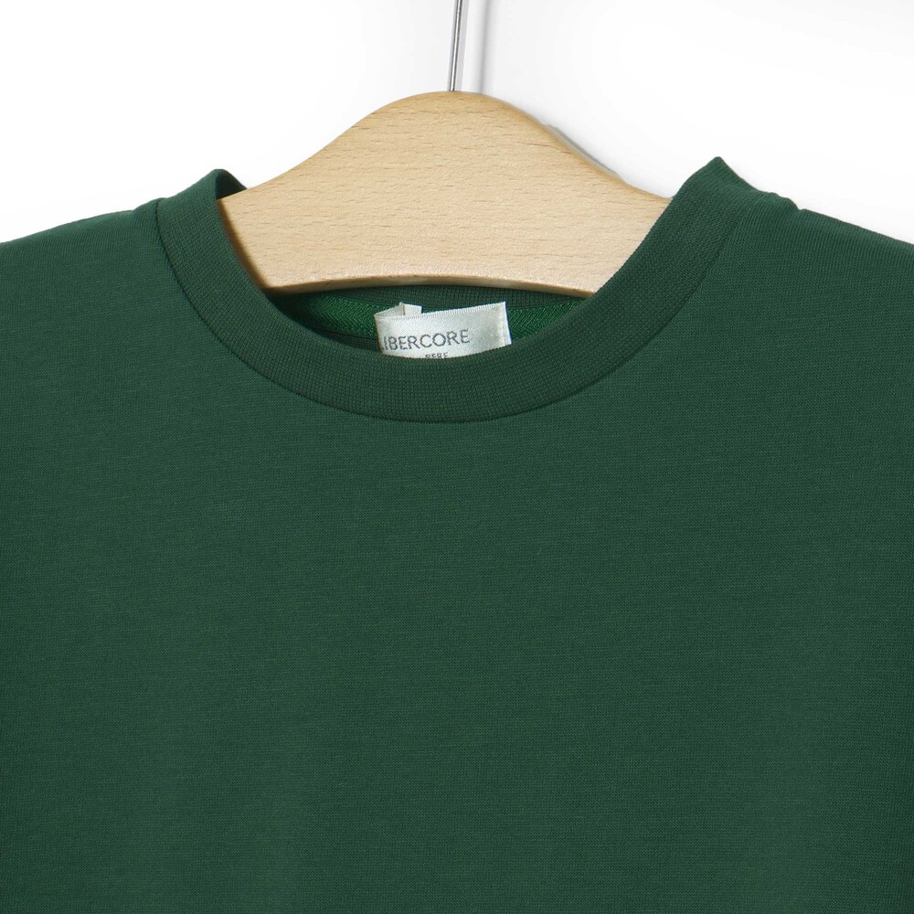 【トラベルポーチ付き】天竺スリット入りTシャツ2枚セット親子お揃い(110~140cm) グレー M(110~125cm)