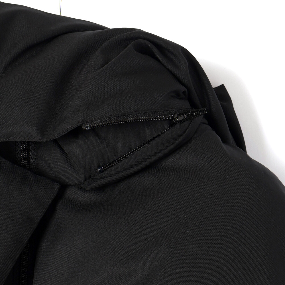 リモンタポリエステルツイルボリュームダウンジャケット大人親子お揃い(145~175cm) ブラック M(145-160cm)