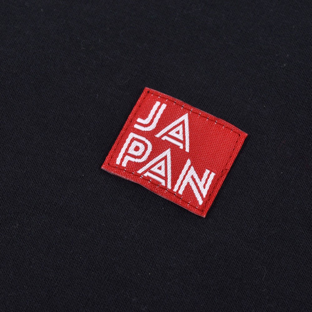 日本製 コットン Tシャツ(120cm~160cm) ブラック 120cm