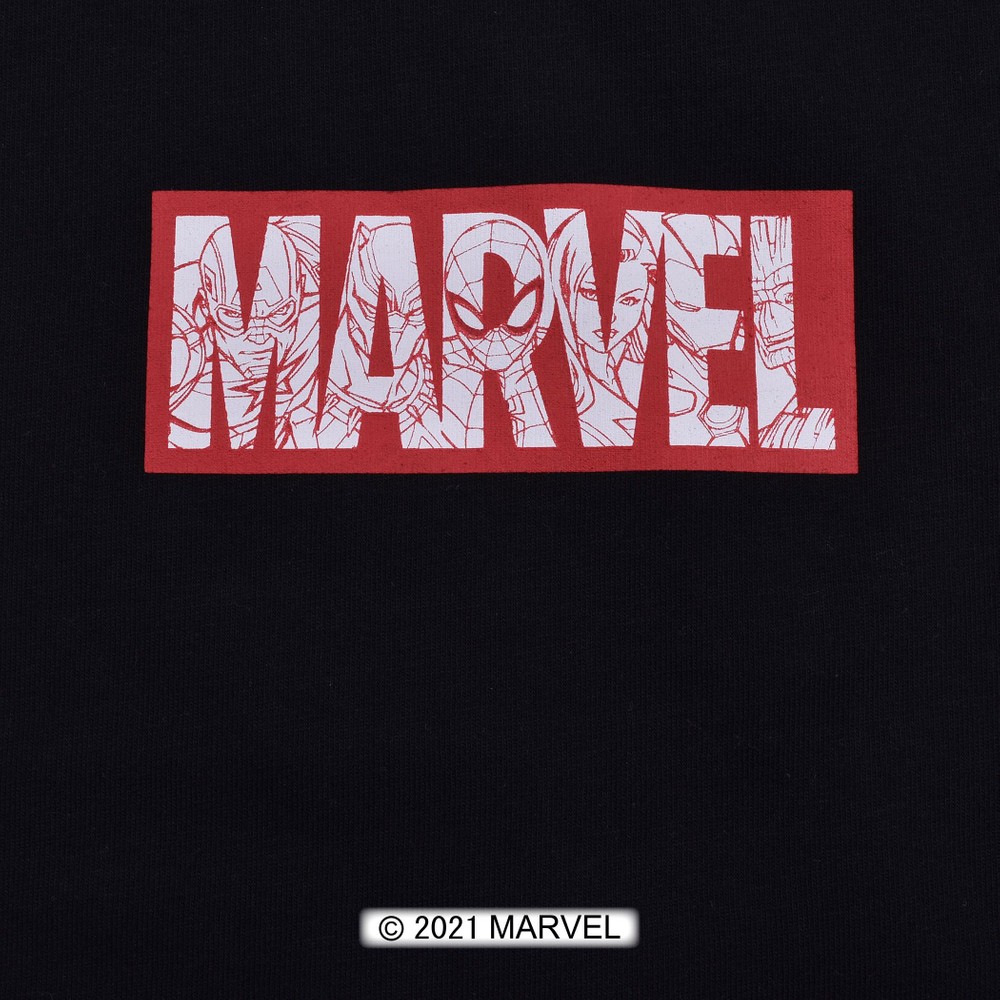 Bebe べべ Bebe Mall Official Online Store Marvel Radcustom Marvel マーベル コラボ ボックス ロゴ Tシャツ 1 160cm 1cm ブラック トップス ベベ モール オフィシャルオンラインストア