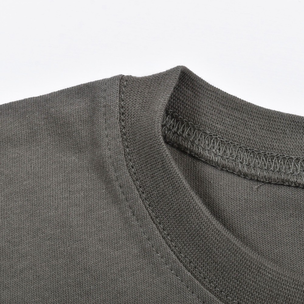 フラッグチェック ボーダー 切り替え スリーブ Tシャツ(120~160cm) グリーン 160cm