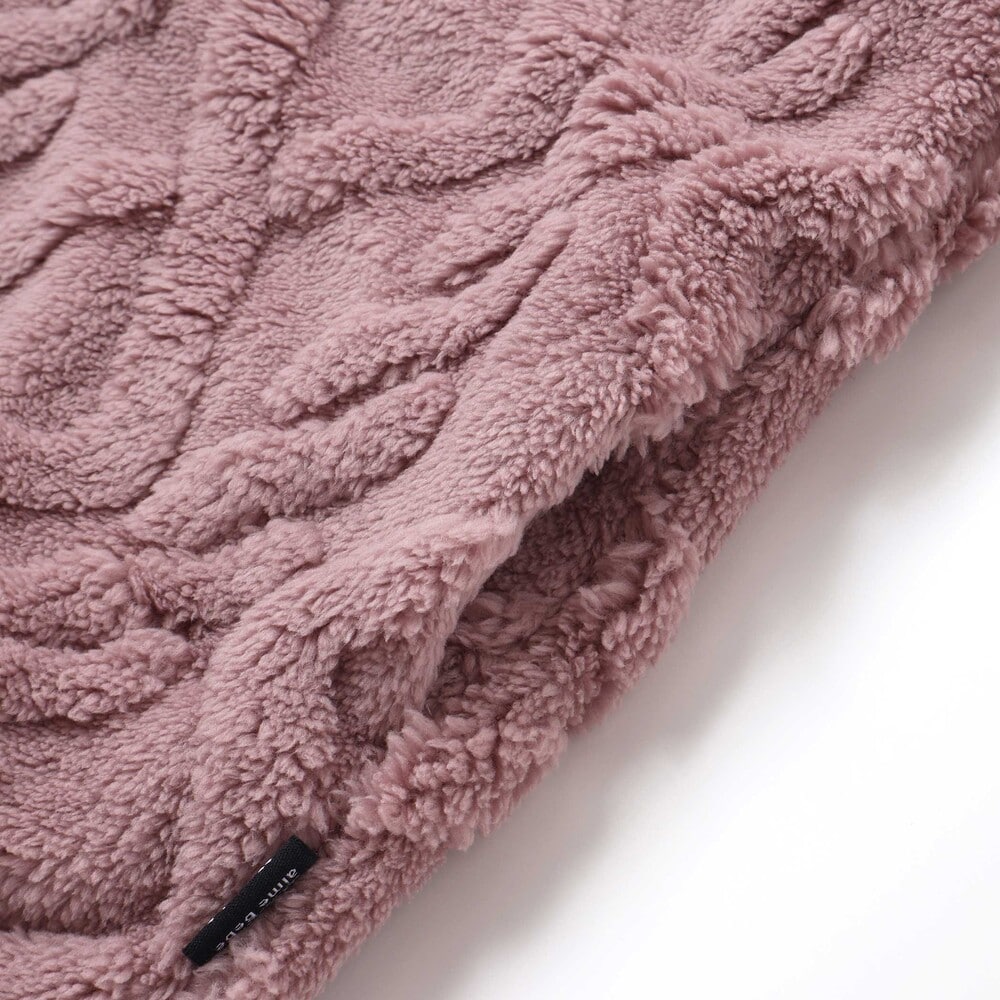 【お揃い】ケーブルボアxタータンチェックワンピース(80~130cm) オフホワイト 80cm