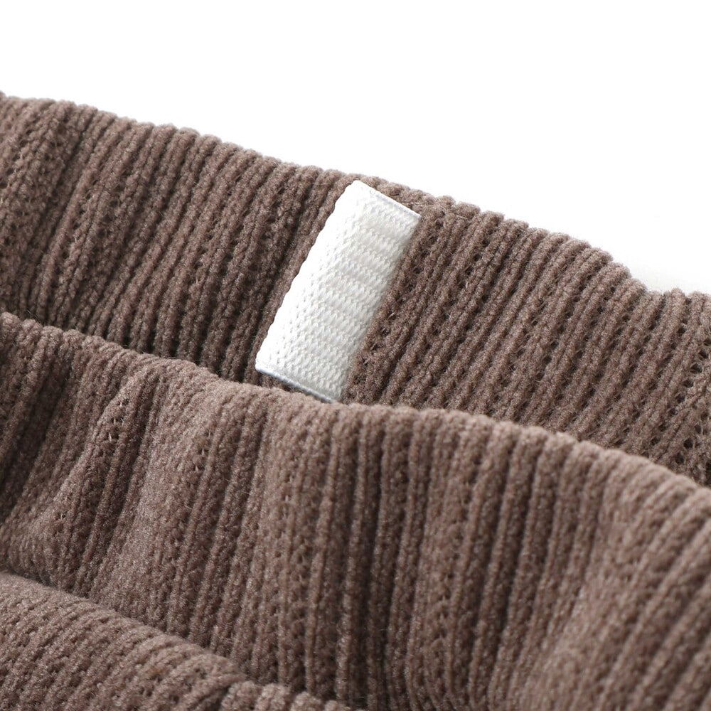 ニットコールスカート付きスパッツ(80~130cm) ブラウン 80cm