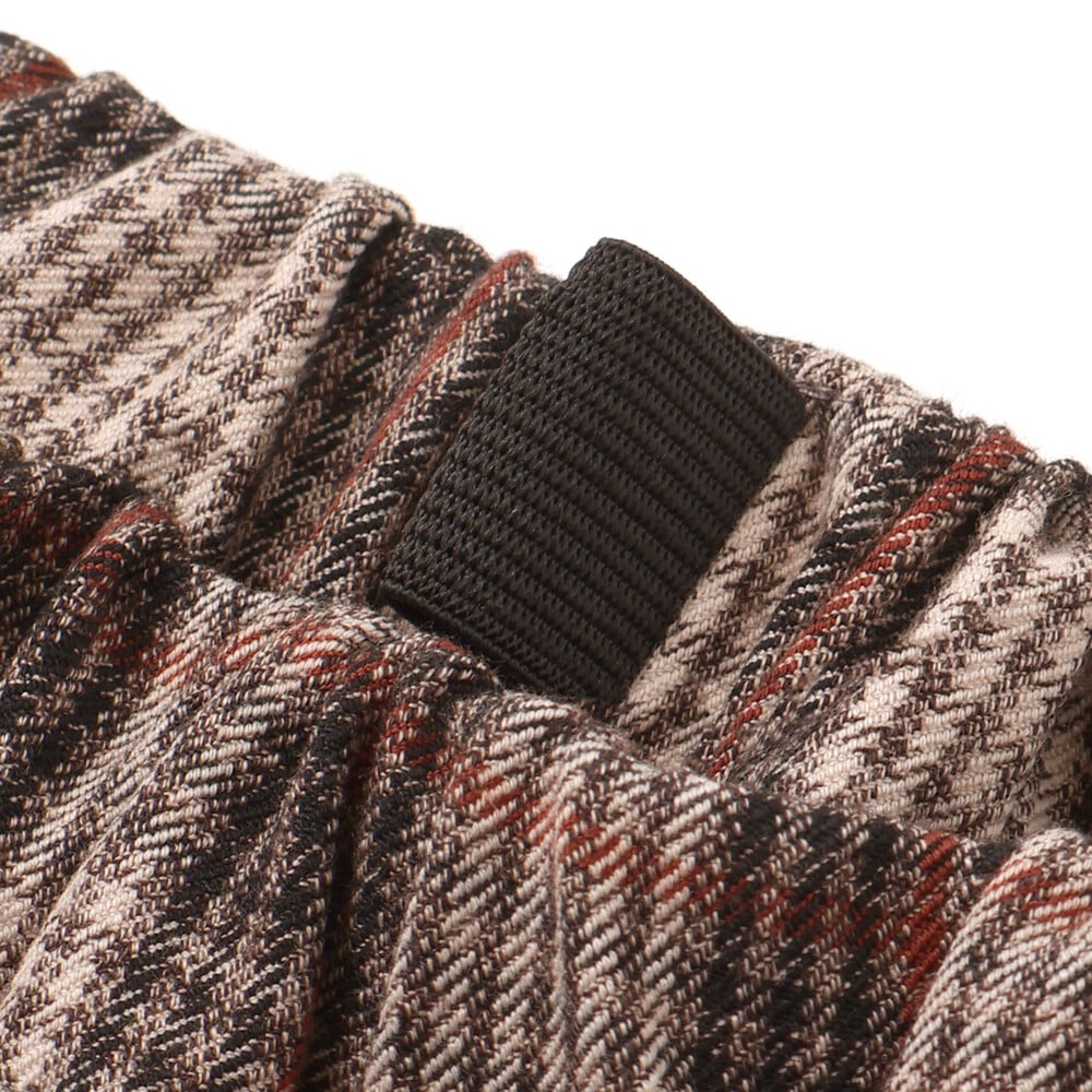 タータンチェックインナーパンツ付きスカート(80~130cm) ブラウン系 80cm