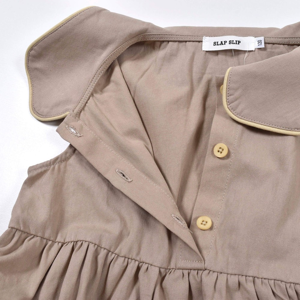 布帛 セーラーワンピース (80~130cm) ブルー 100cm