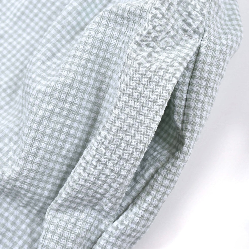 スモッキング リボン ワンピース (80~130cm) パープル系 130cm