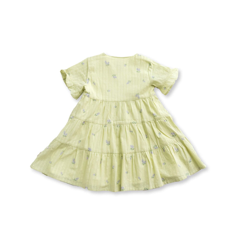 チューリップ ラベンダー ドビー ワンピース (90~130cm) ホワイト系 110cm