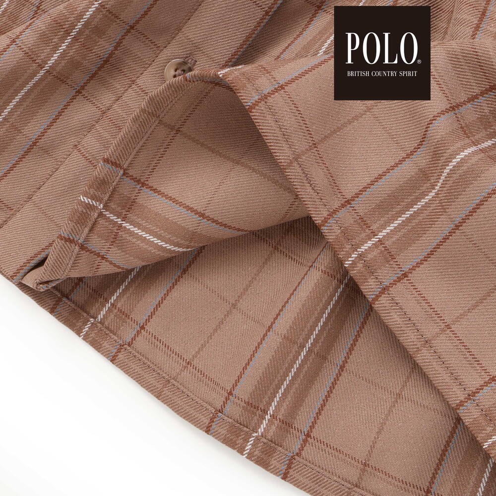 【POLO BCS(ポロ・ビーシーエス)×SLAP SLIP】チェック切り替えワンピース(80~130cm) ネイビー系 80cm