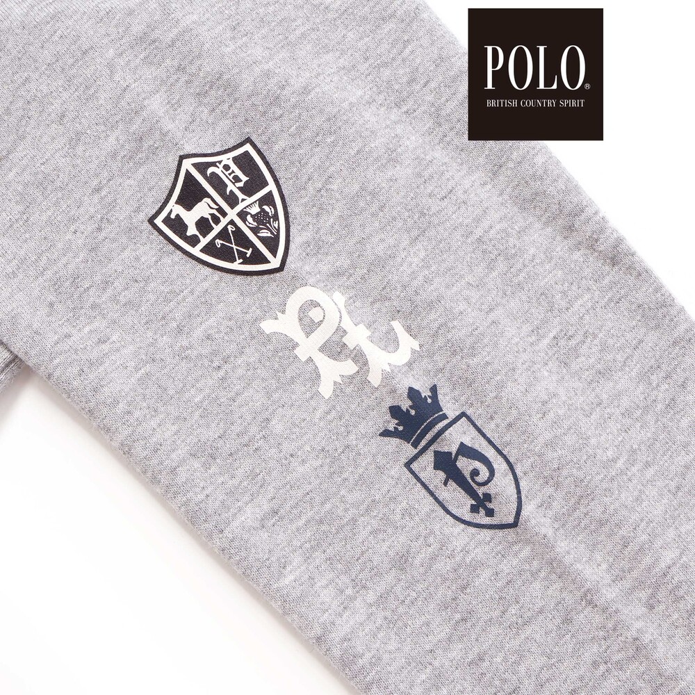 【POLO BCS(ポロ・ビーシーエス)×SLAP SLIP】長袖Tシャツ&ベストセット(80~130cm) ブラウン 80cm