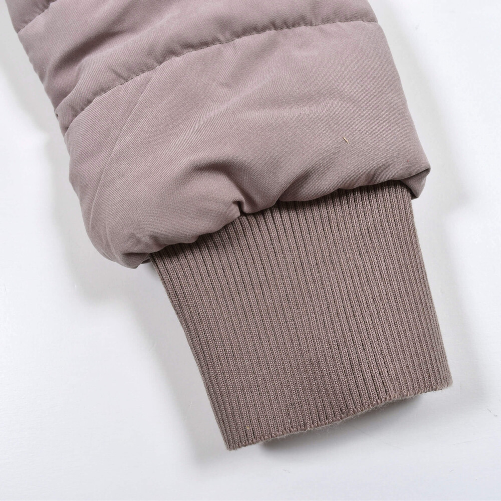 裾 フレア 中綿 ジャケット (80~130cm) ピンク 80cm