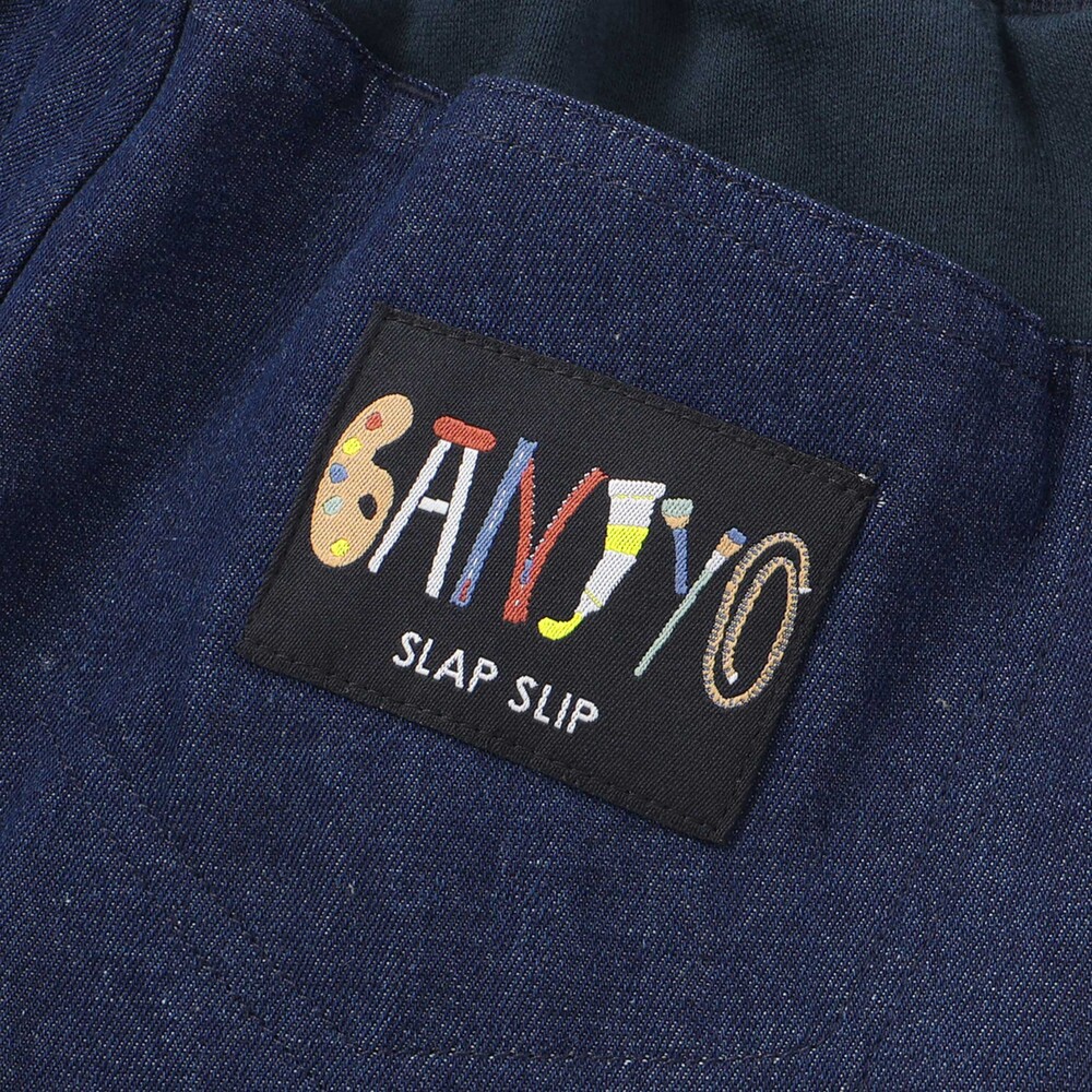 【GANJYO】カラー切り替えパンツ(80~130cm) ネイビー 80cm
