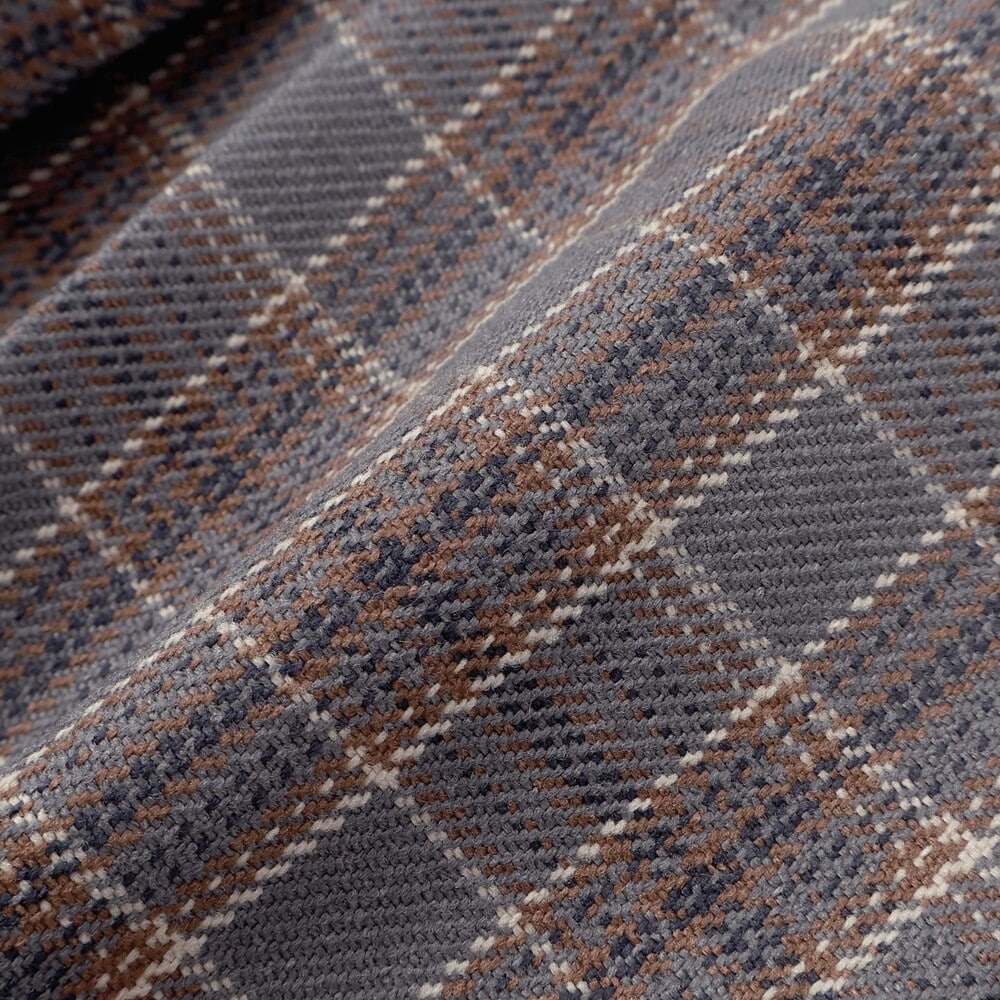 プリーツチェック柄スカパン(90~130cm) グレー系 90cm