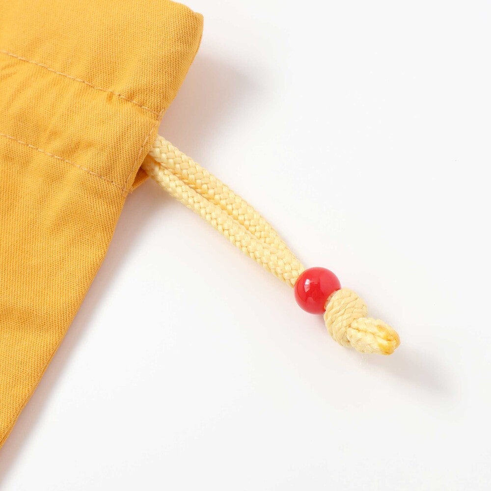 【シナモロール/ポムポムプリン×SLAPSLIP】フロントプリントフリルチェック巾着 ブルー ワンサイズ