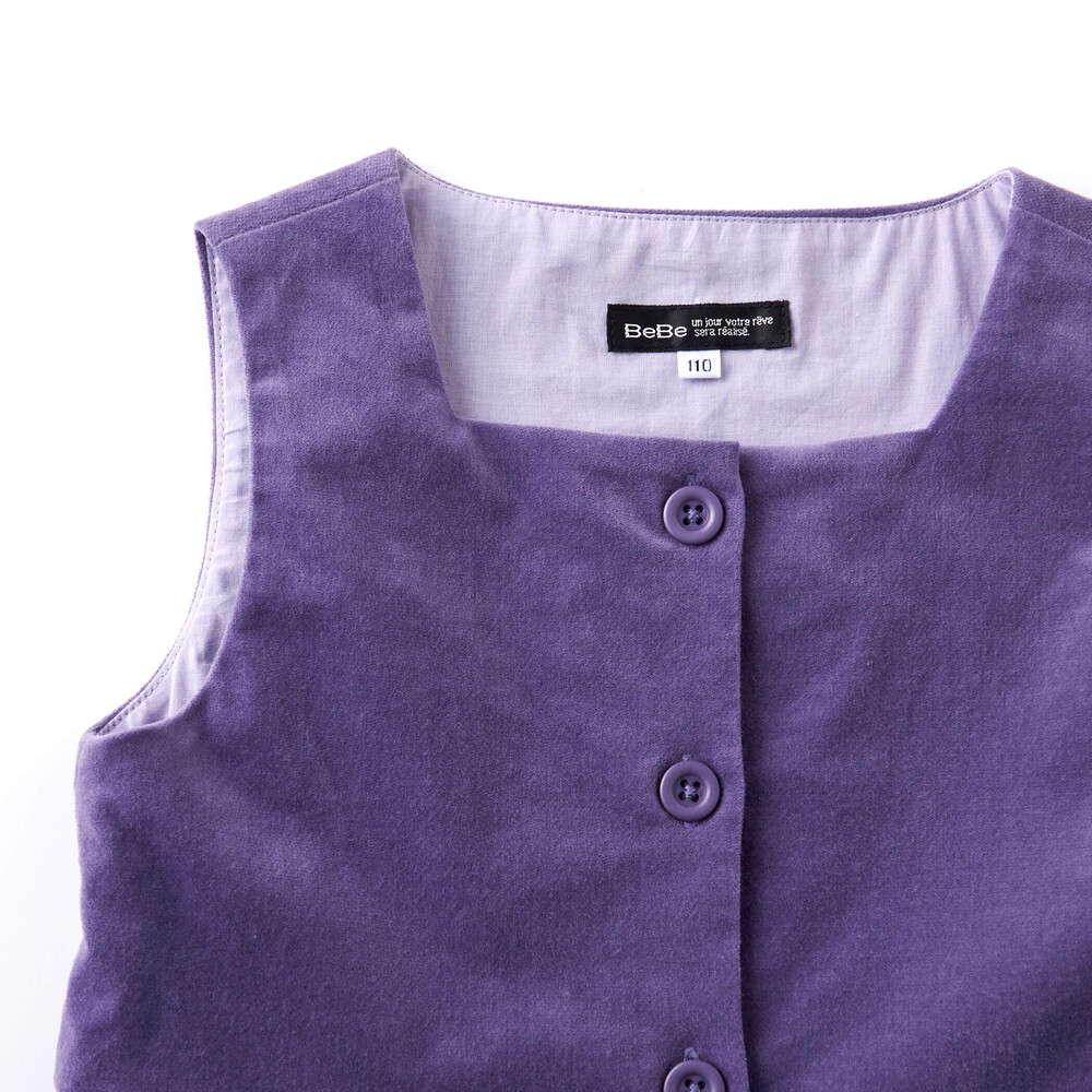 【お揃い】ボックスプリーツモールスキンジャンパースカート(90~150cm) ブラック 90cm