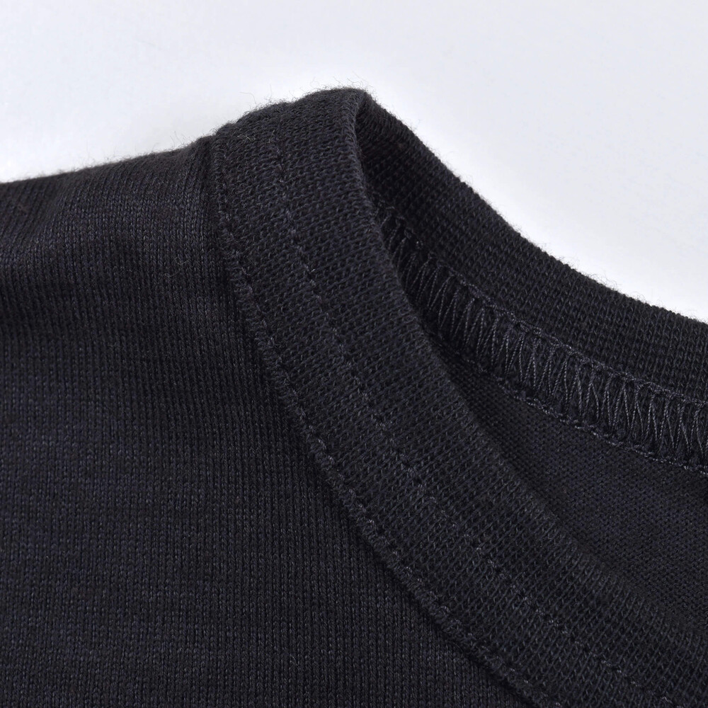 コットン USA ゴシック ロゴ プリント Tシャツ (90~150cm) ブラック 130cm