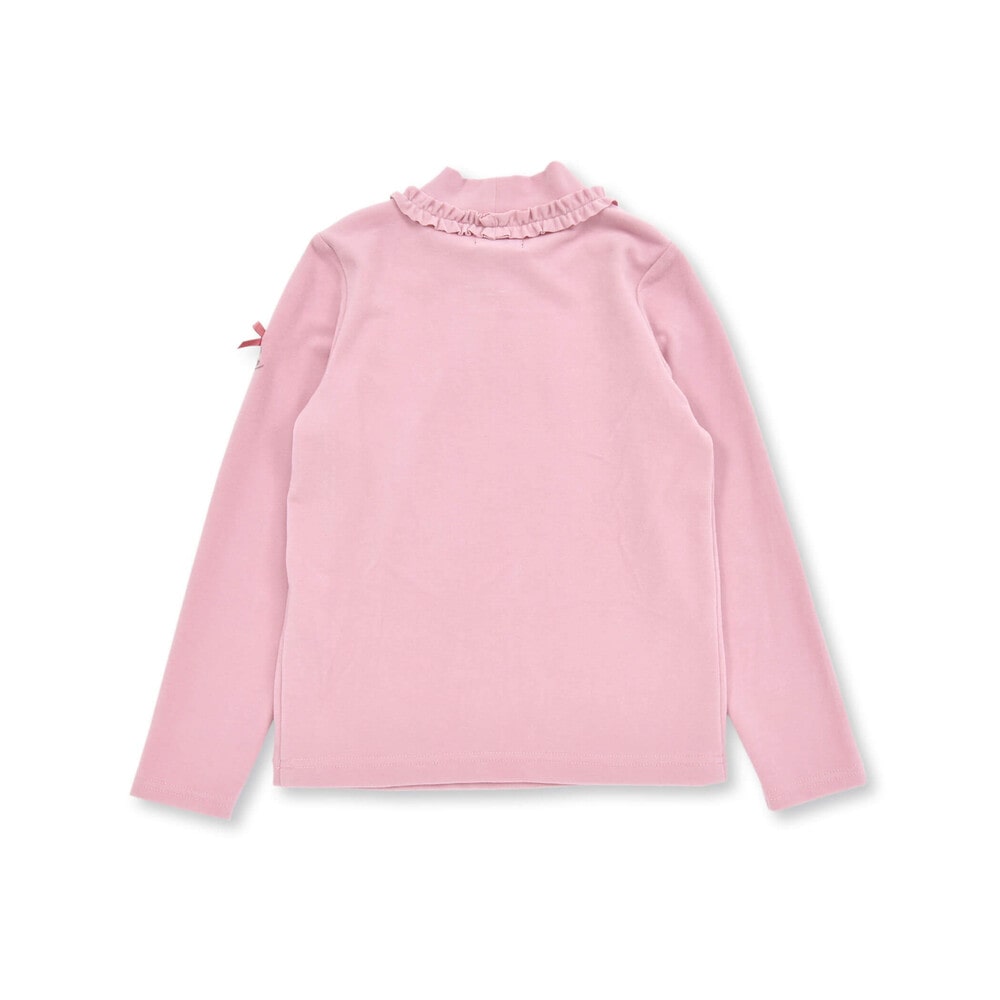 日本製】ミップスウェードフリルハイネックTシャツ(80~150cm)(80cm