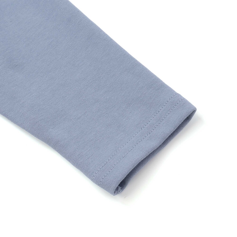 恐竜刺しゅうスムース長袖Tシャツ+ムラ染めジョガーパンツ セット(80~90cm) グリーン 80cm