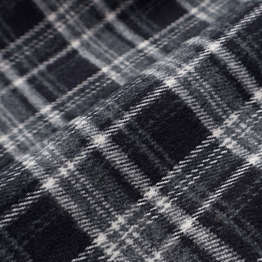 【限定商品】ネルチェック柄ワンピース(95~150cm) レッド系 110cm
