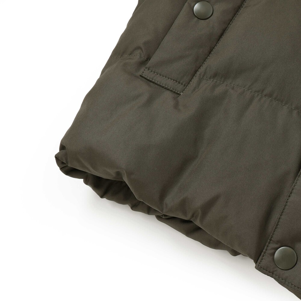 【限定商品】ワッペン付きタフタダウンコート(95~160cm) グリーン 95cm