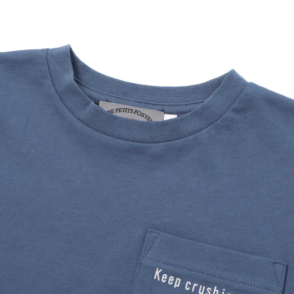 【限定商品】サッカーバックプリントロングTシャツ(95~160cm) ホワイト 95cm