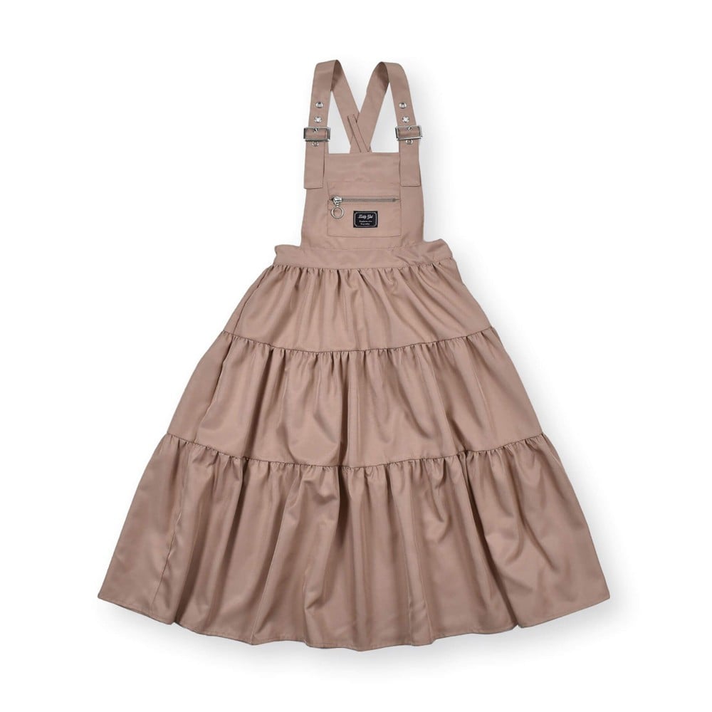 ティアード ジャンパースカート(130~160cm) ブラック 130cm