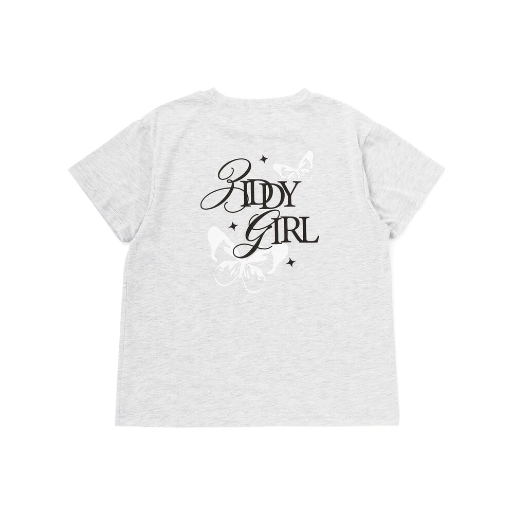 バックグラフィックバタフライTシャツ(130~160cm) ブルー 130cm