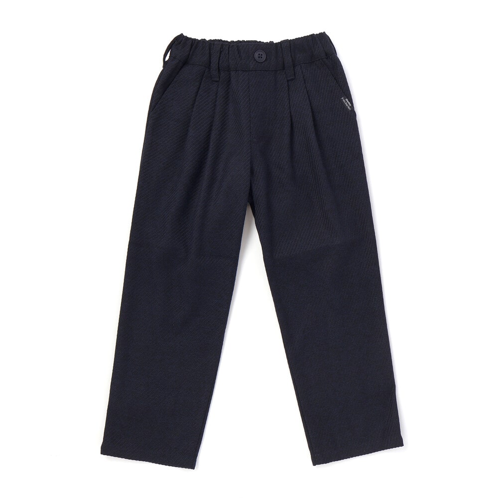 杢起毛ロングパンツ(95~160cm) ブラック系 95cm