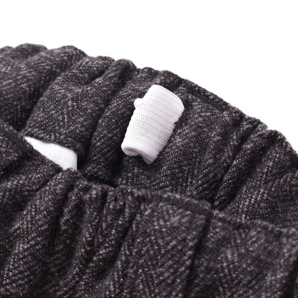 ヘリンボーンパイピングロングパンツ(95~160cm) グレー系 95cm