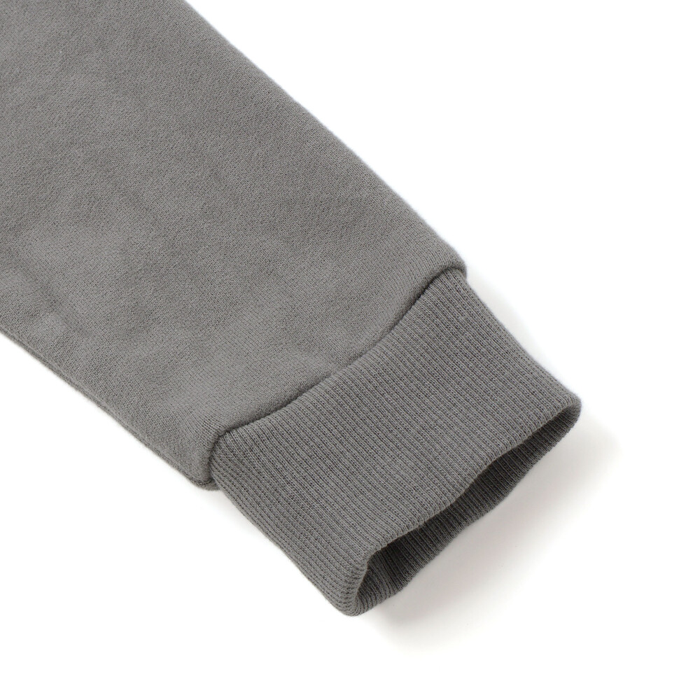 ロゴプリント配色ステッチBIGトレーナー(110~160cm) グレー 110cm