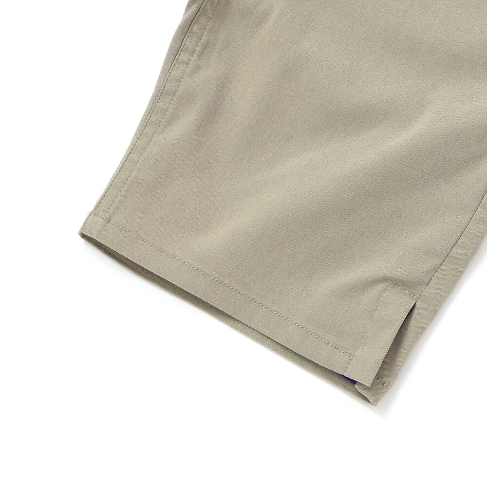 5分丈 配色スリットパンツ(110~160cm) ベージュ 110cm