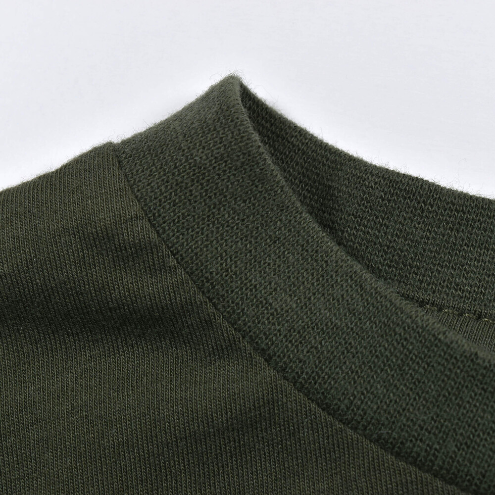 サガラ刺繍 ワッペン Tシャツ (100~160cm) グリーン 100cm