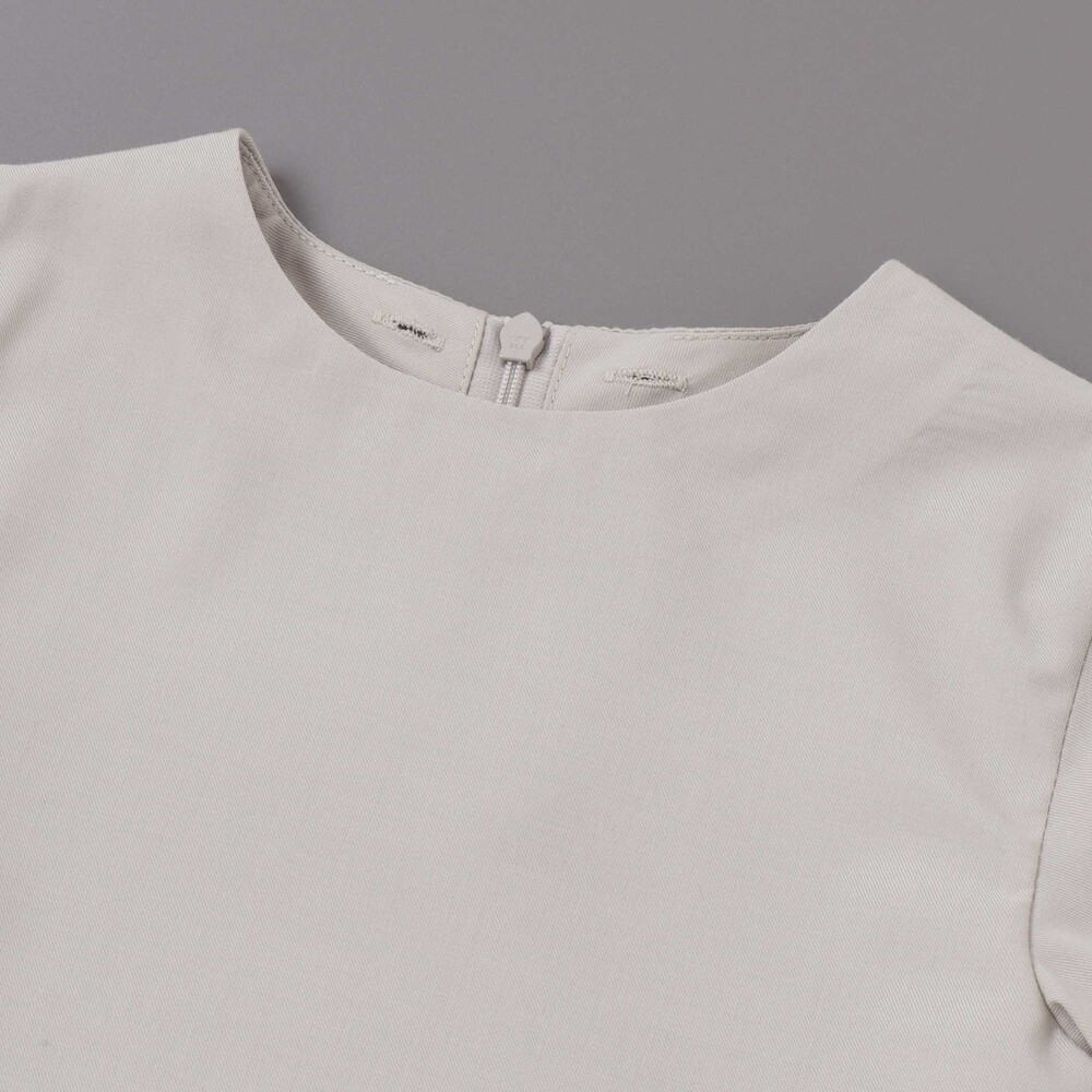 サイロコンパクトツイルレース襟袖ワンピース(110~130cm) ネイビー 110cm