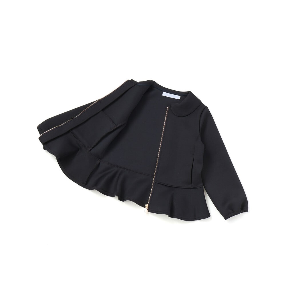 ペプラムポンチジャケット(90~140cm) ネイビー 90cm