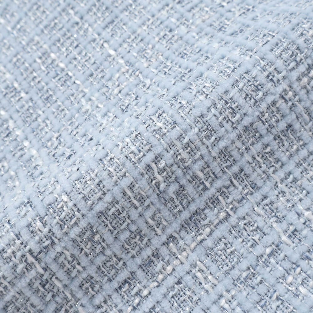 【お揃い】ラメツイード アシンメトリーキュロット(100~140cm) ブルー 100cm