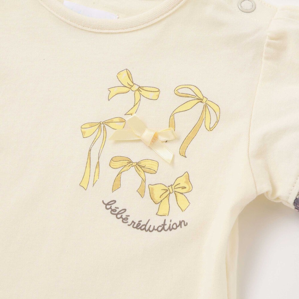 天竺半袖Tシャツ&花柄プリントブルマセット(70~90cm) ピンク系 S(70-80cm)