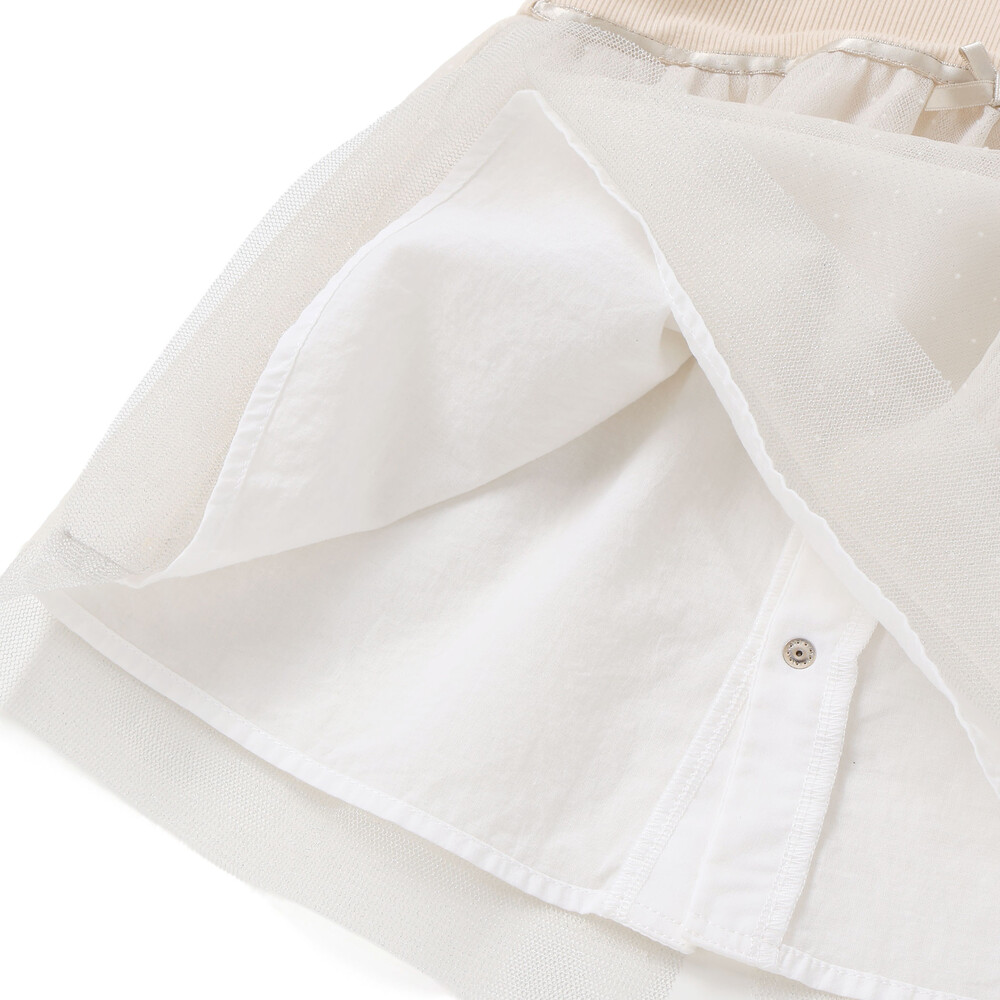 テレコドットラメチュールチュニック(70~90cm) ベージュ ワンサイズ