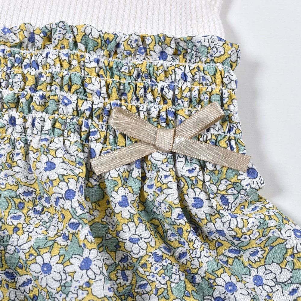 Bebe べべ Bebe Mall Official Online Storeワッフル切り替え 袖フリル ワンピース 80 130cm 80cm イエロー系 ワンピース ベベ モール オフィシャルオンラインストア Bebe べべ Bebe Mall Official Online Storeワッフル切り替え 袖フリル ワンピース 80 130cm 80cm イエロー系 ワンピース ベベ モール オフィシャルオンラインストア