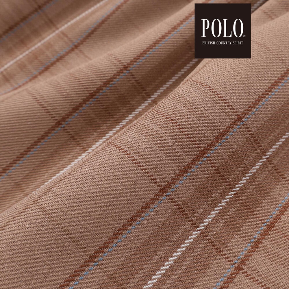 【POLO BCS(ポロ・ビーシーエス)×SLAP SLIP】チェック切り替えワンピース(80~130cm) ネイビー系 80cm