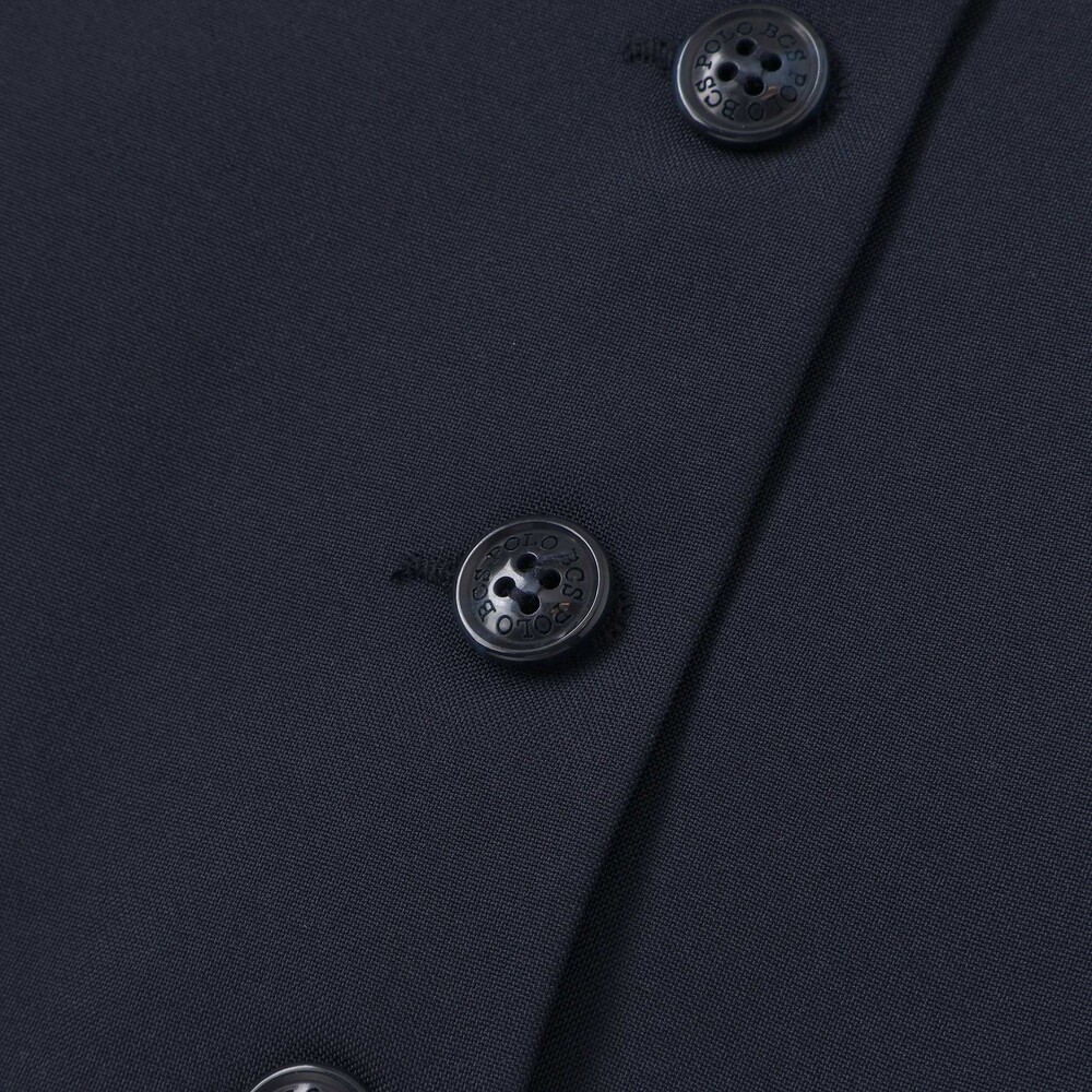 【POLO BCS(ポロ・ビーシーエス)×SLAP SLIPコラボ】袖切り替えジャケット+襟リボン付きチェックワンピース(110~130cm) ベージュ系 110cm