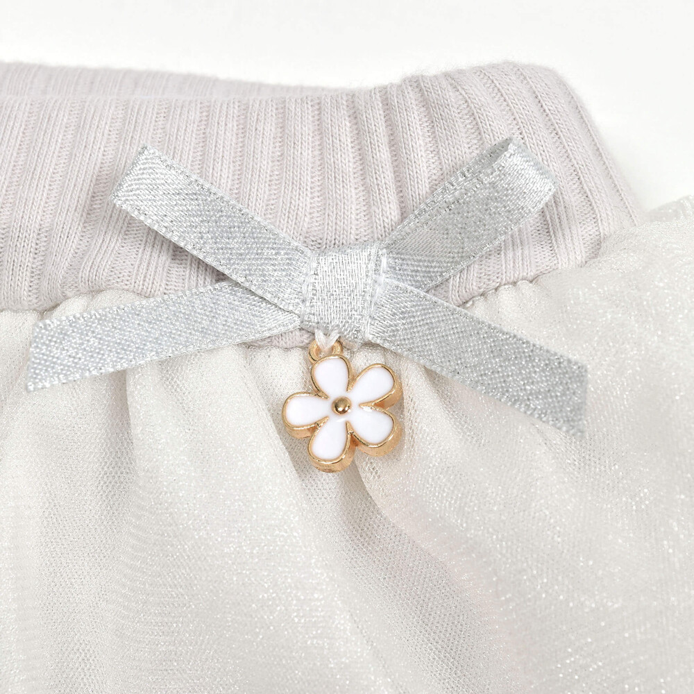 キラキララメチュールスカッツベビー(70~80cm) オフホワイト ワンサイズ(70-80cm)