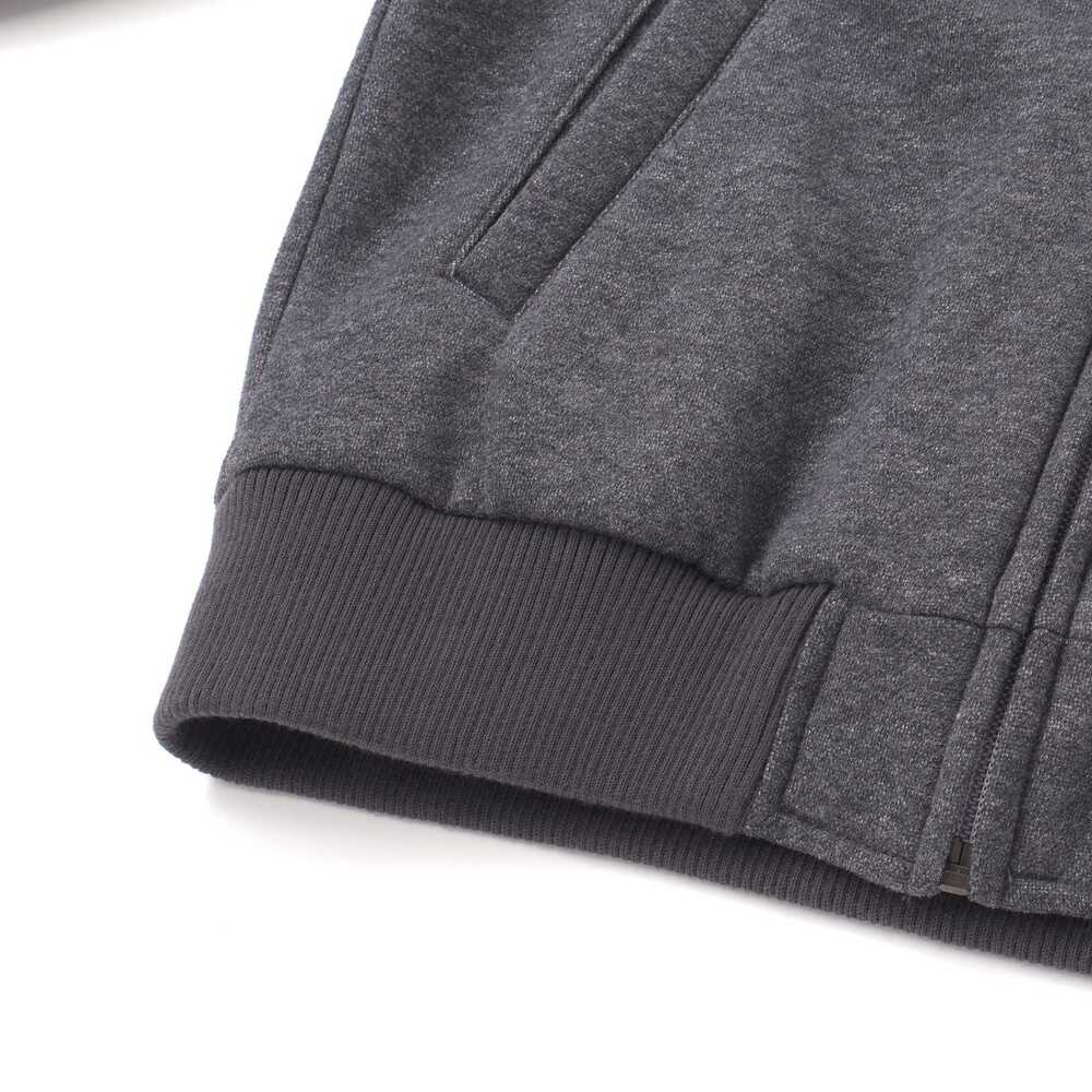 ロゴバッチ裏ジャギー裏毛スタジャン(110~150cm) グレー 110cm