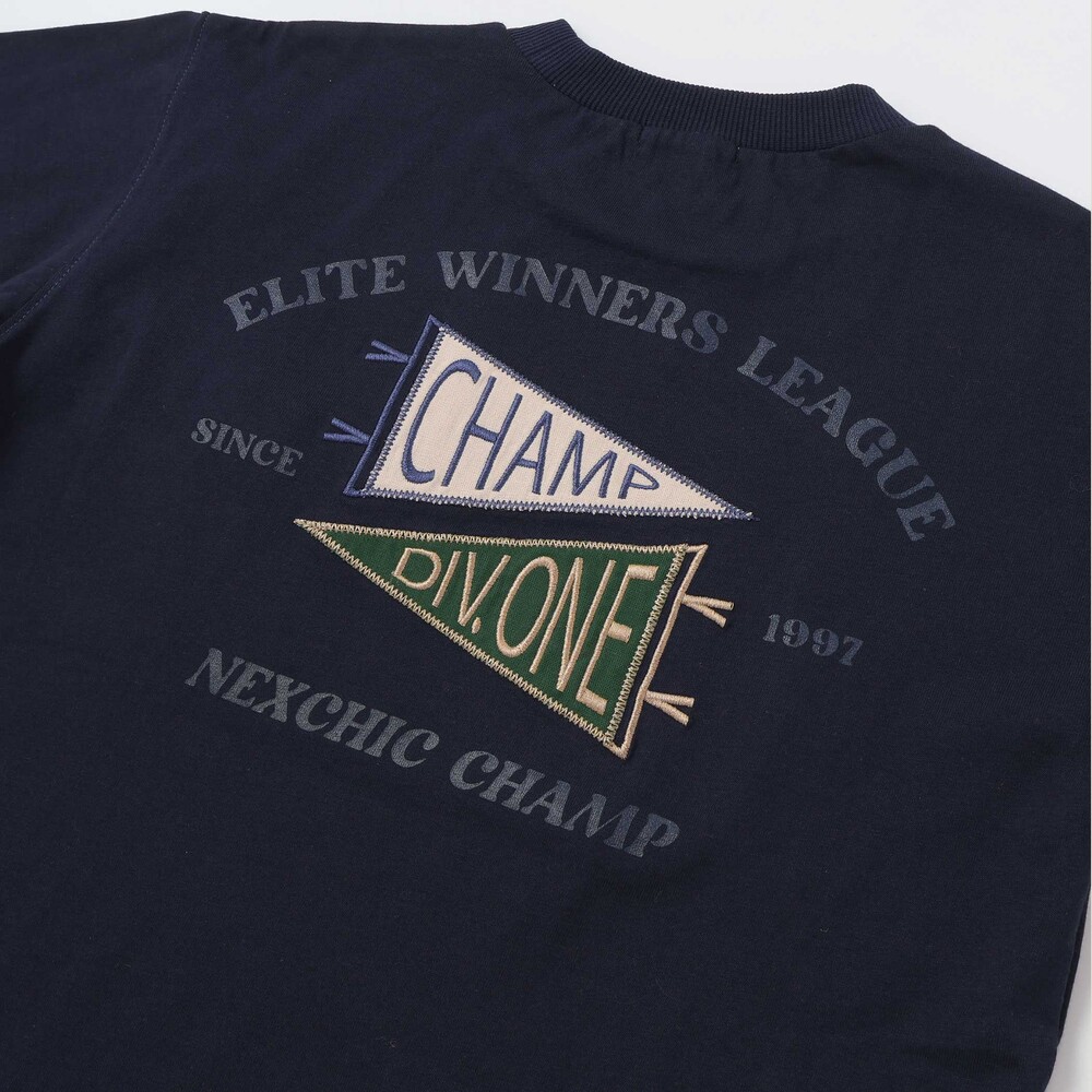 デニムポケット・ピグメントカレッジTシャツ(110~150cm) ベージュ 110cm