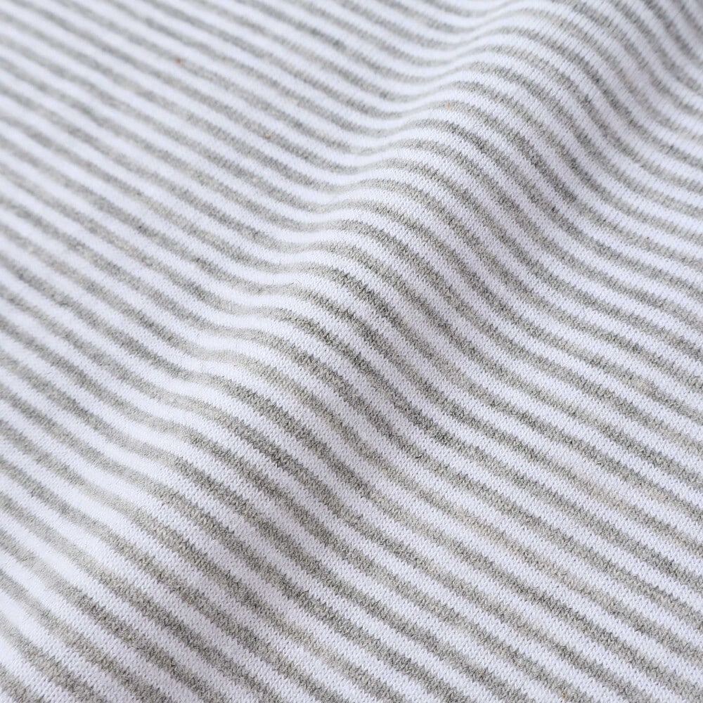 長袖リブカーディガン+天竺ボーダーロゴ半袖Tシャツ セット(90~150cm) ピンク 90cm