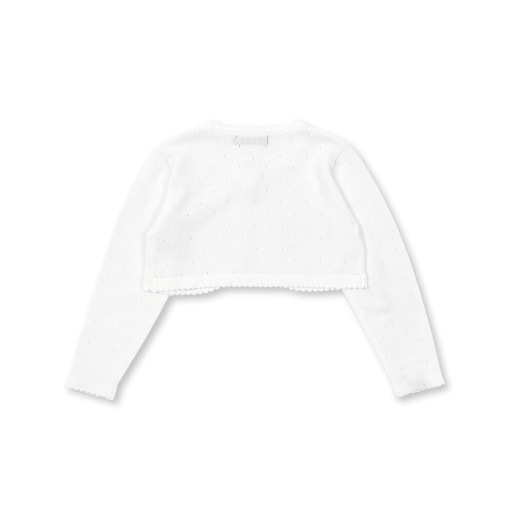 ニットボレロカーディガン(110~130cm) ネイビー 110cm