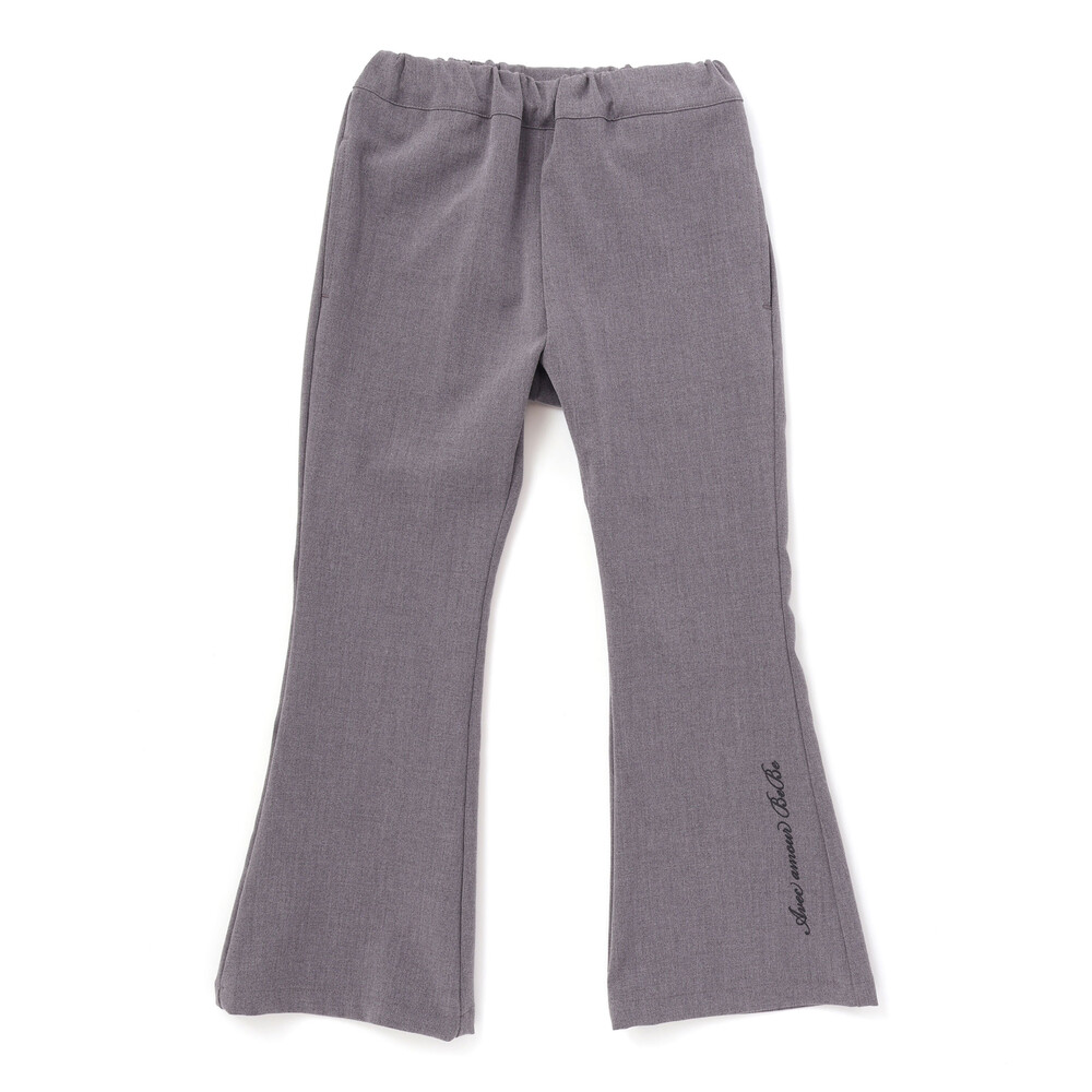 リムーバブルスカートオックスフレアロングパンツ(100~150cm) ネイビー 100cm