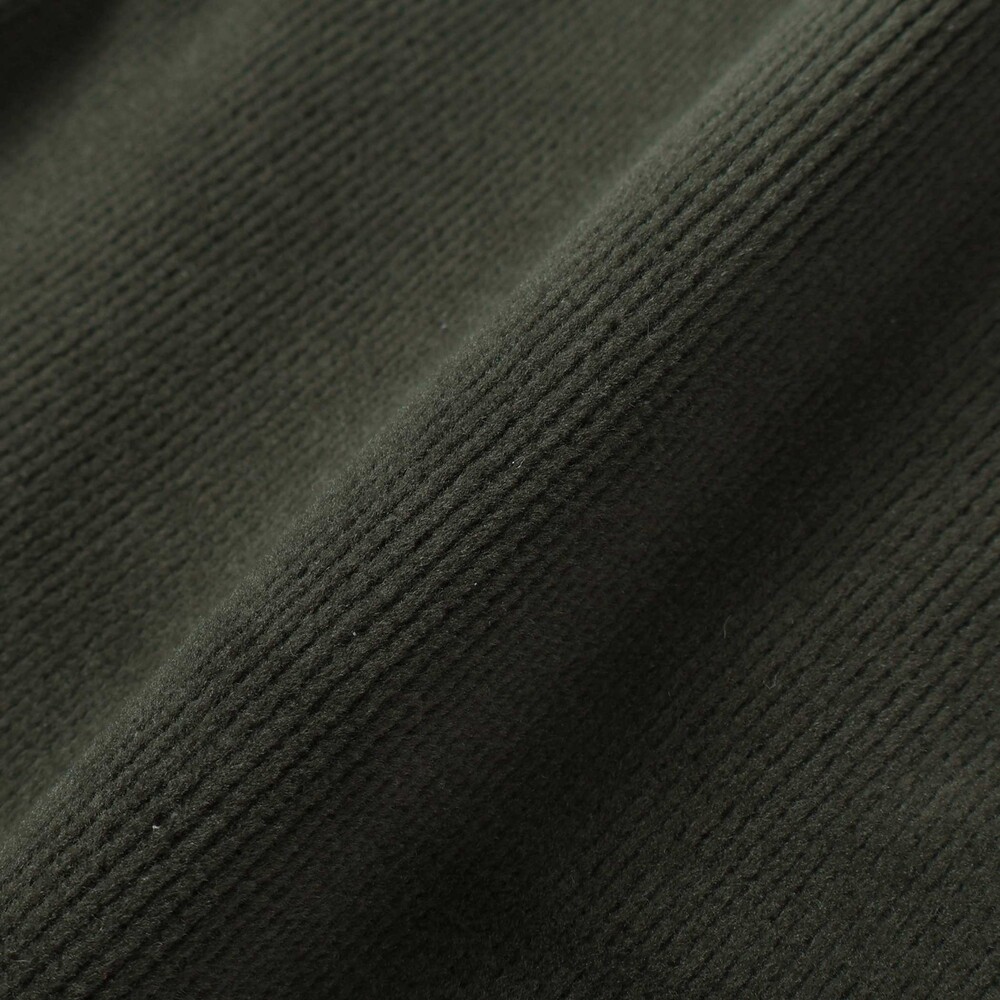 ニットコール裾チェックロングパンツ(80~90cm) ベージュ 80cm