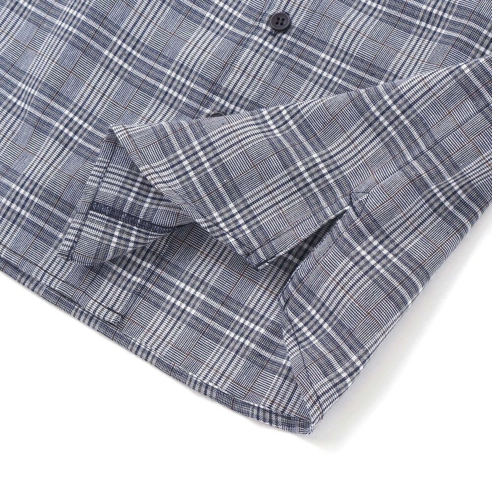 【限定商品】無地×チェックトップス+ショートパンツセットアップ(95~150cm) ブラック系 95cm