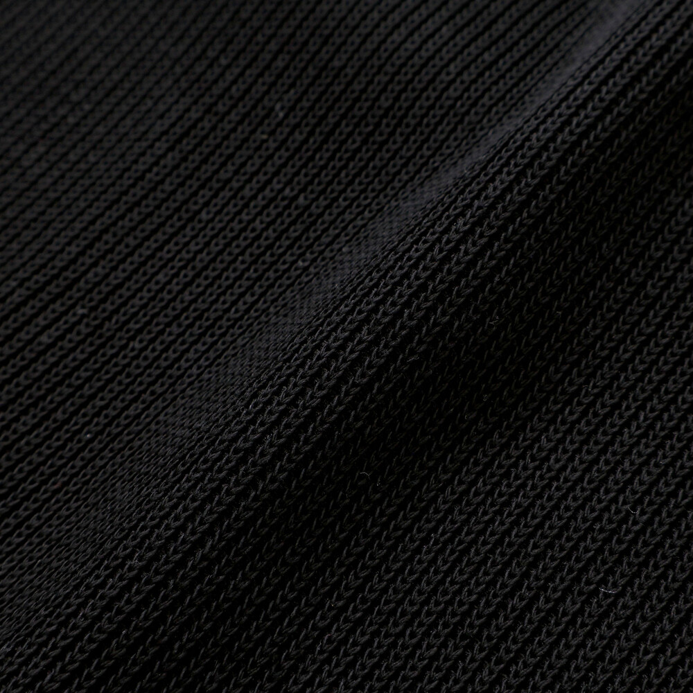 【店舗限定】ニットリブ+フリルトレーナー(95~150cm) ブラック 100cm