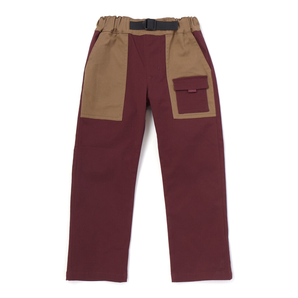 【限定商品】配色ツイルロングパンツ(95~150cm) グリーン系 95cm